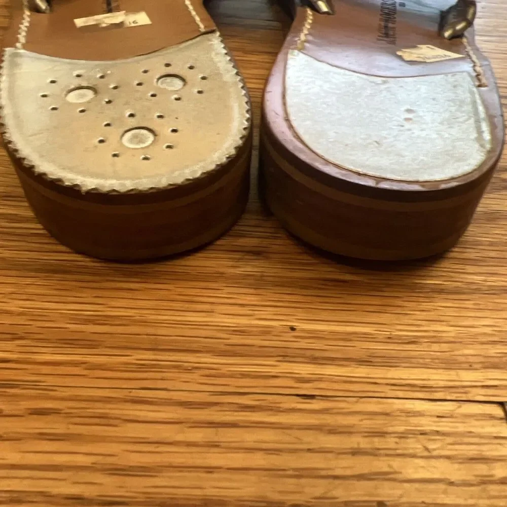 JACK ROGERS 10 M Limited Edition Bling Stone Diamond‎ Silver Sandals Hamptons